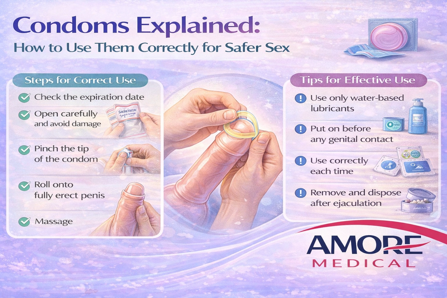 Condoms Explained: How to Use Them Correctly for Safer Sex