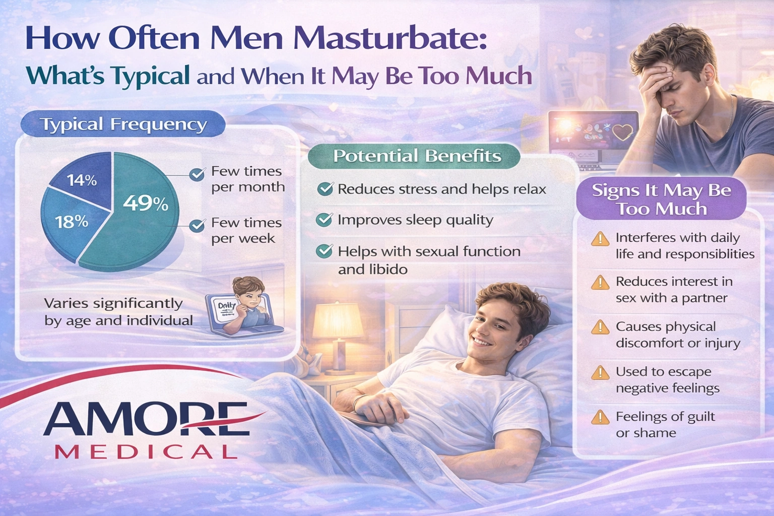 How Often Men Masturbate: What's Typical and When It May Be Too Much