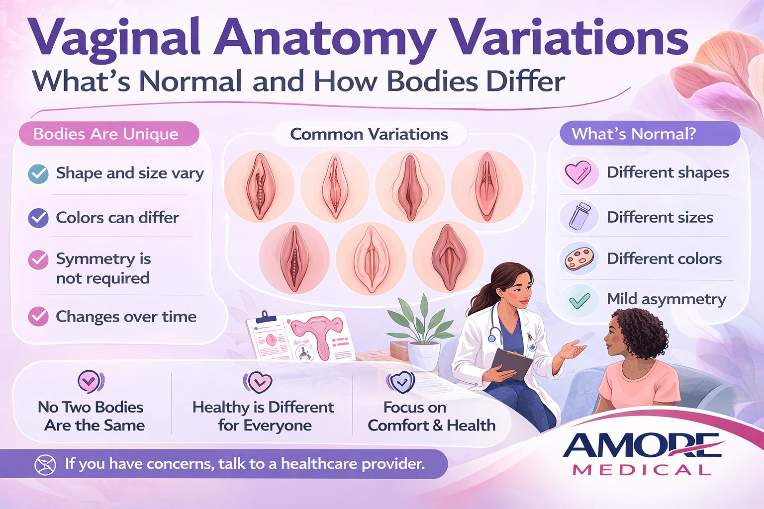 Vaginal Anatomy Variations: What's Normal and How Bodies Differ