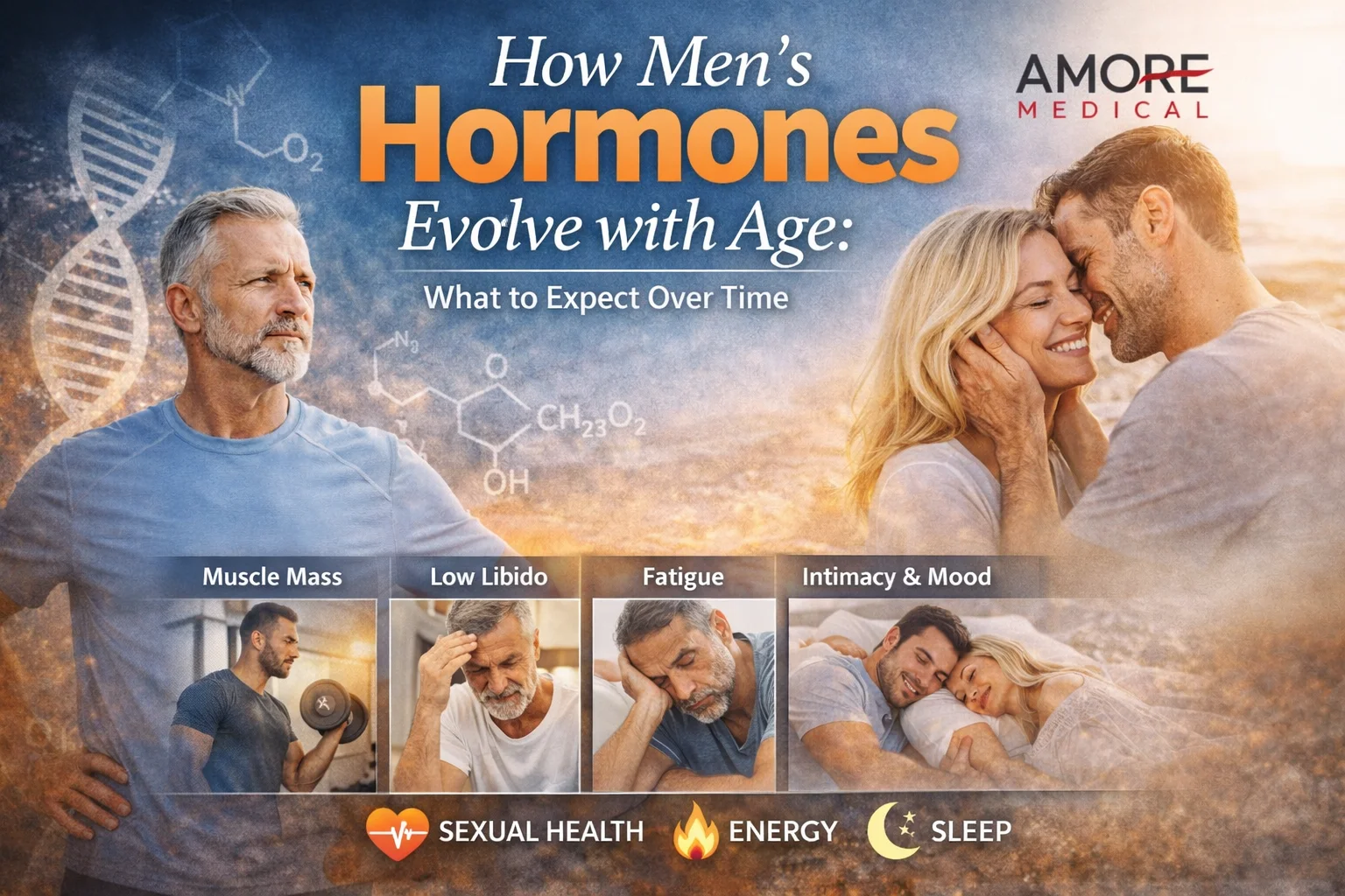 How Men's Hormones Evolve with Age: What to Expect Over Time